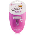 BIC Soleil 3 Scented Womens Disposable 3-Blade Razors, 4-Pack Set