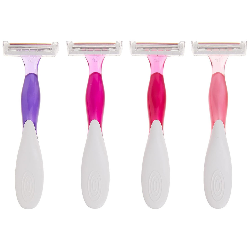 BIC Soleil 3 Scented Womens Disposable 3-Blade Razors, 4-Pack Set
