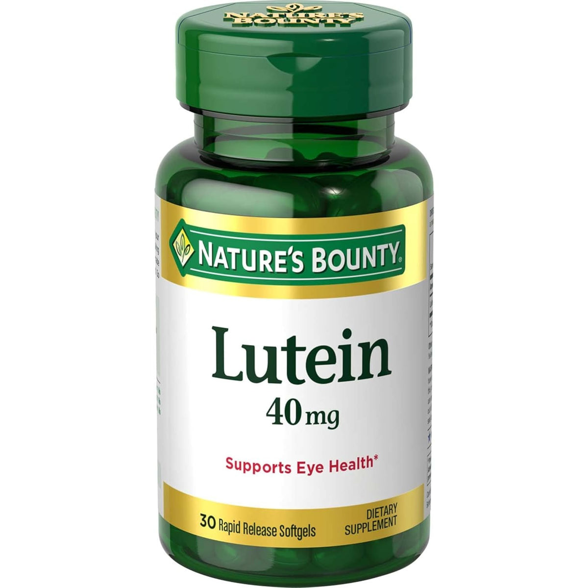 Nature's Bounty Lutein 40 mg, 30 Softgels