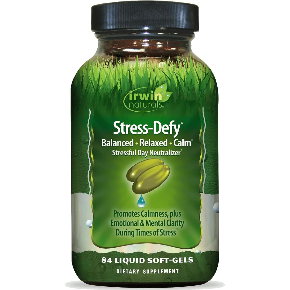 Irwin Naturals Stress-Defy Daily Stress Support & Calm Formula | 84 Count