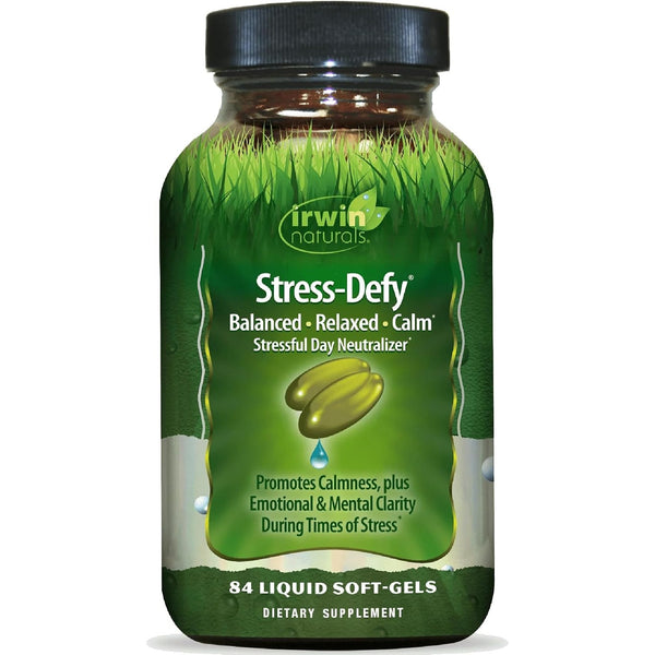 Irwin Naturals Stress-Defy Daily Stress Support & Calm Formula | 84 Count