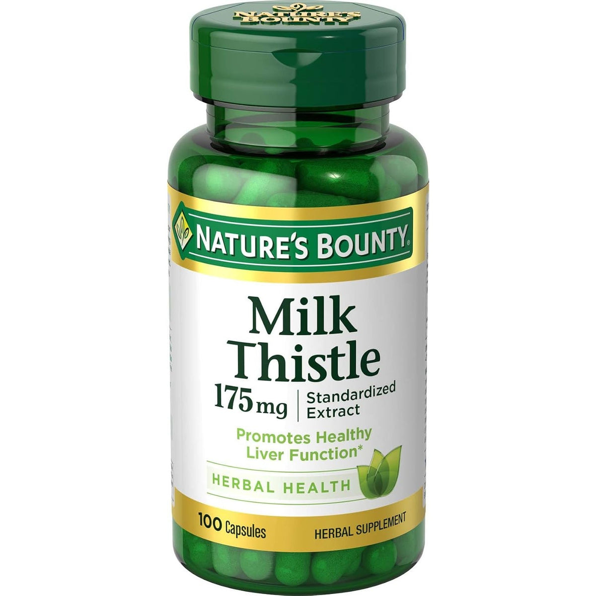 Nature's Bounty Milk Thistle, 175mg, 100 Softgels