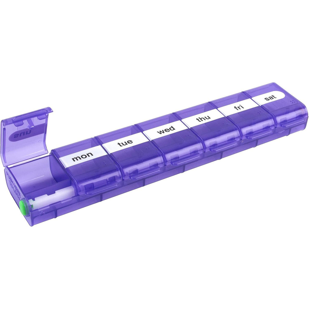Ezy Dose Weekly (7-Day) Pill Organizer, X-Large Case, Color May Vary