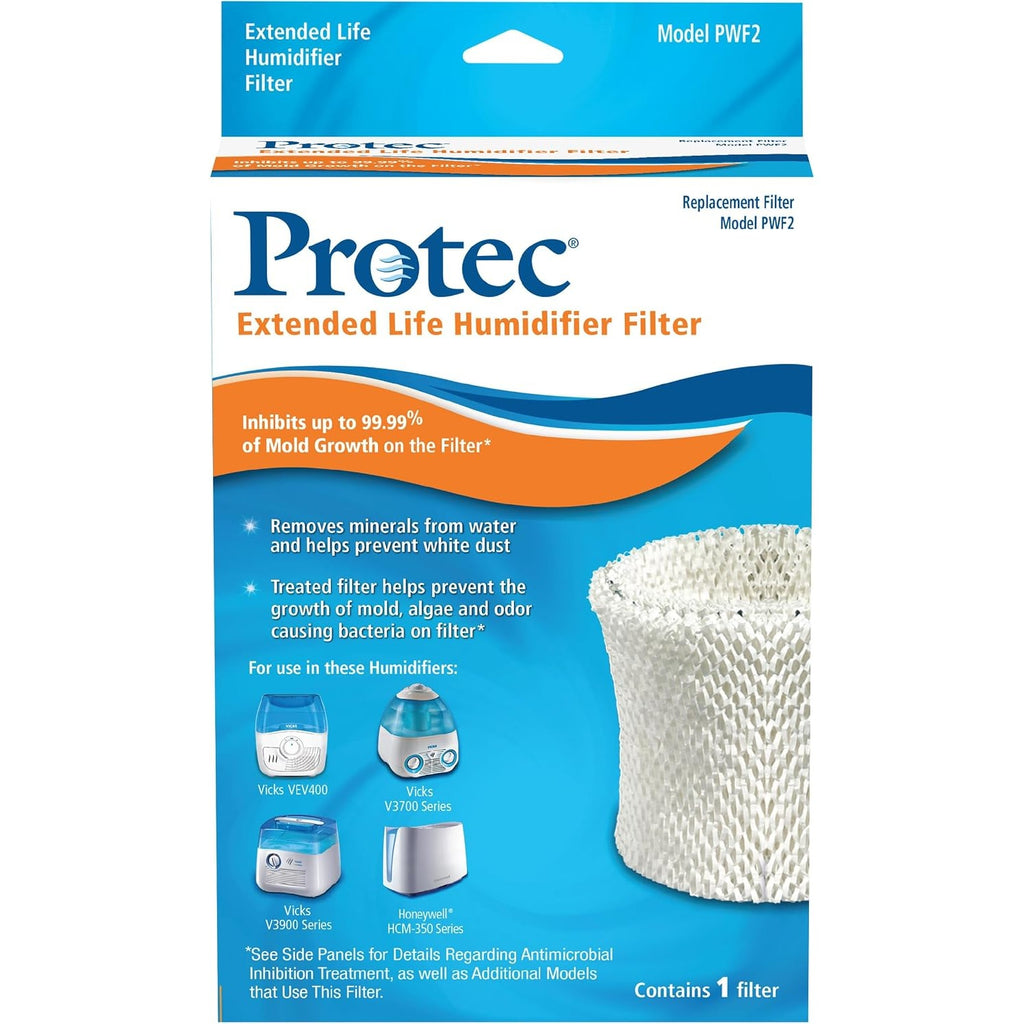 Protec Extended Life Humidifier Replacement Filter, 1 Count