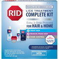 RID Lice Treatment Complete Kit Includes Shampoo, 2 Fluid Ounces, Egg Comb Out & 3 Ounces Dust Mite Spray, Lice Comb, 4 Piece Set, 1 Count