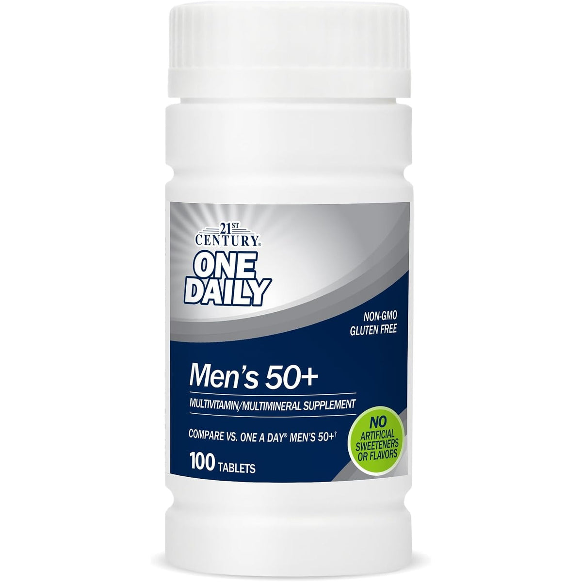 21st Century One Daily Men's 50+ Tablets, 100 Count