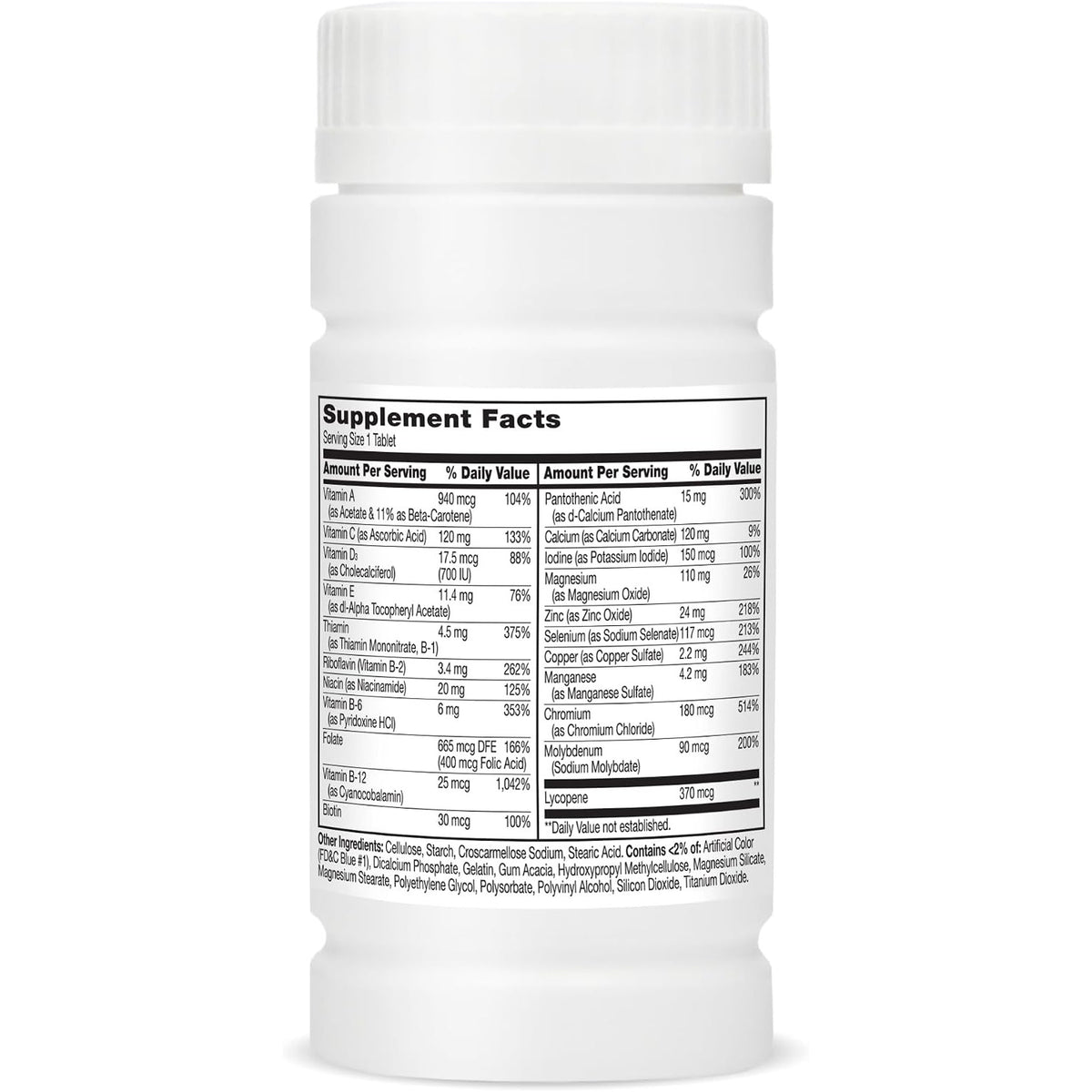 21st Century One Daily Men's 50+ Tablets, 100 Count