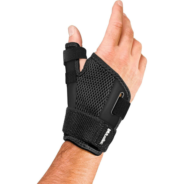 MUELLER Sports Medicine Adjust-to-Fit Thumb Brace, Spica Splint, Thumb Pain Relief Stabilizer for Men and Women, Ideal for De Quervain's