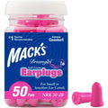 Mack's Dreamgirl Soft Foam Earplugs, 50 Pair, Pink - 30dB NRR, 33dB SNR - Small Ear Plugs for Sleeping, Snoring, Studying, Loud Events, Traveling