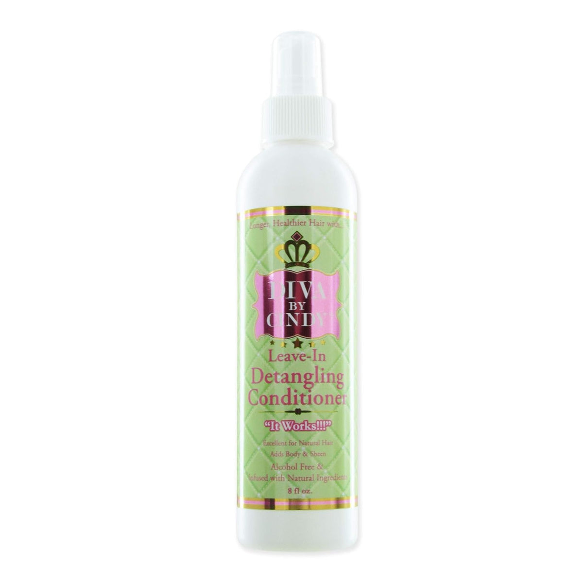 DIVA BY CINDY Leave-in Detangling Conditioner - Detangles Dry, Tangled Hair and stops hair shedding and breakage