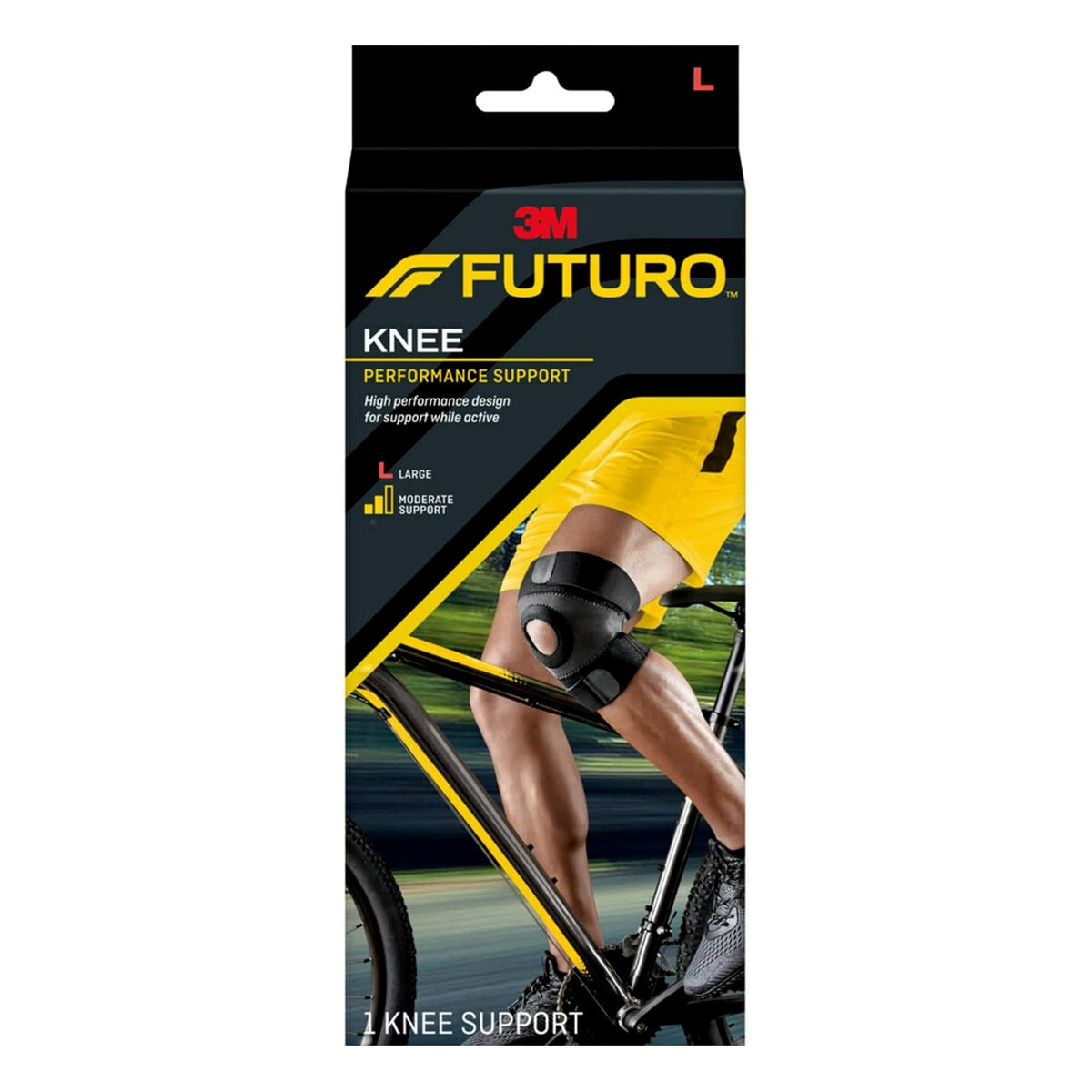 FUTURO Performance Knee Support, Ideal for General Support and Exercise, Large