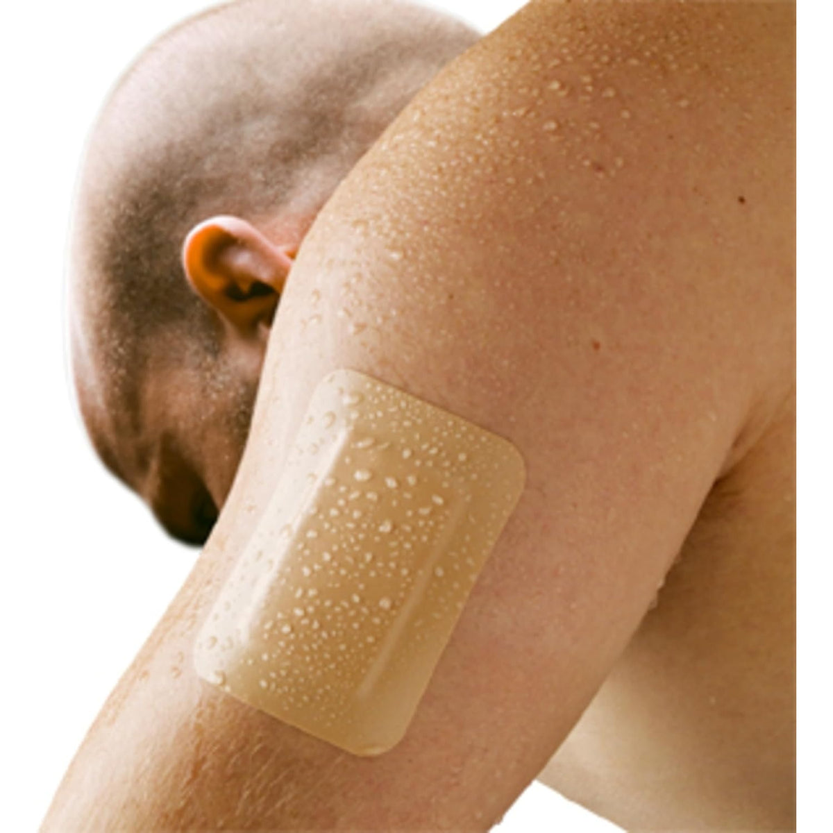 Nexcare Absolute Waterproof Adhesive Gauze Pad, One Size, 4 Count