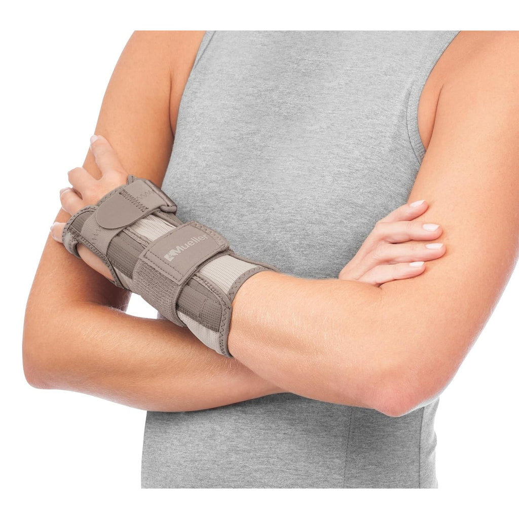 MUELLER Sports Medicine Reversible Wrist Stabilizer with Splint, Wrist Pain Relief Support for Men and Women, Ideal for Carpal Tunnel, Tendinitis