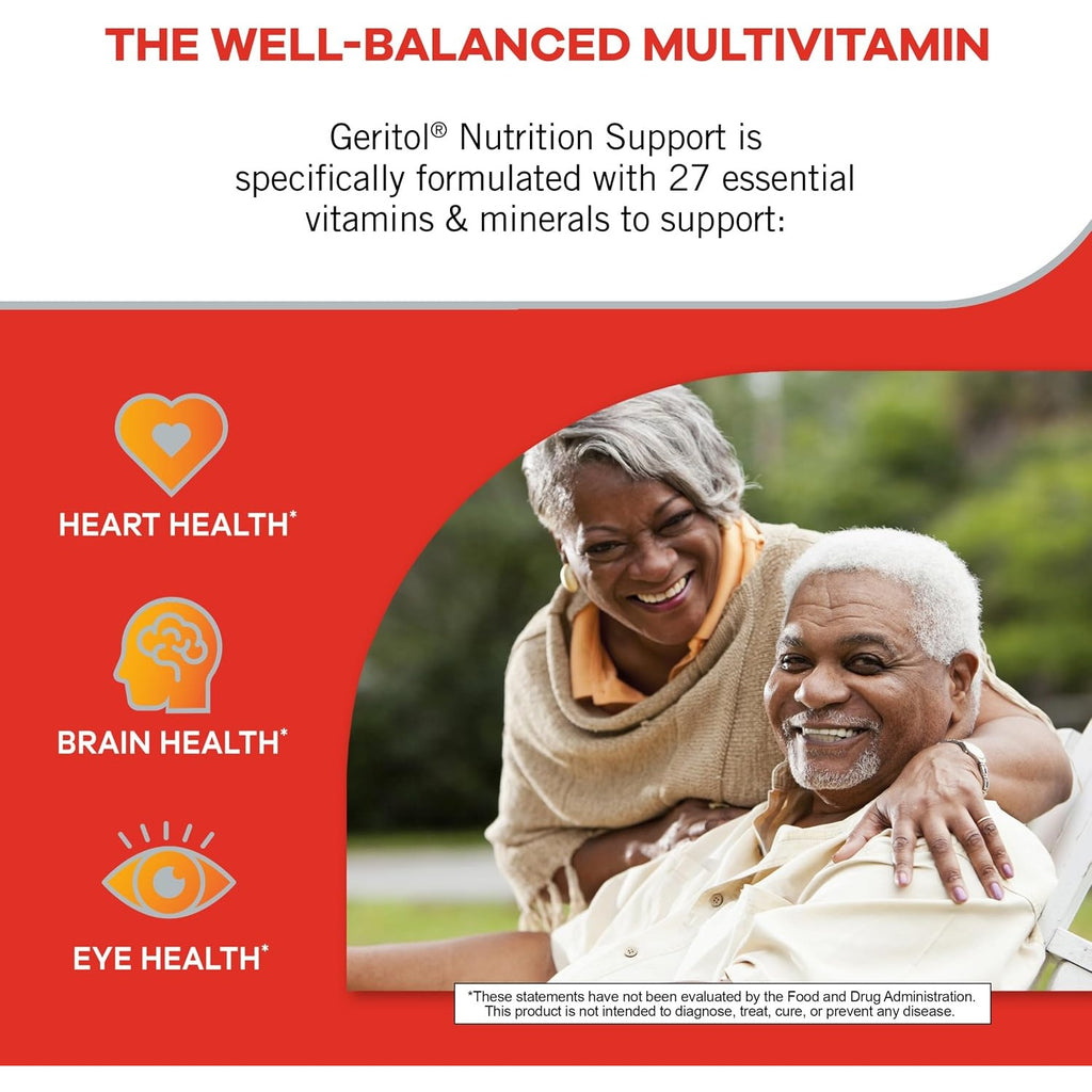 Geritol Multivitamin Supplement, 27 Essential Vitamins & Minerals, 40 Tabs