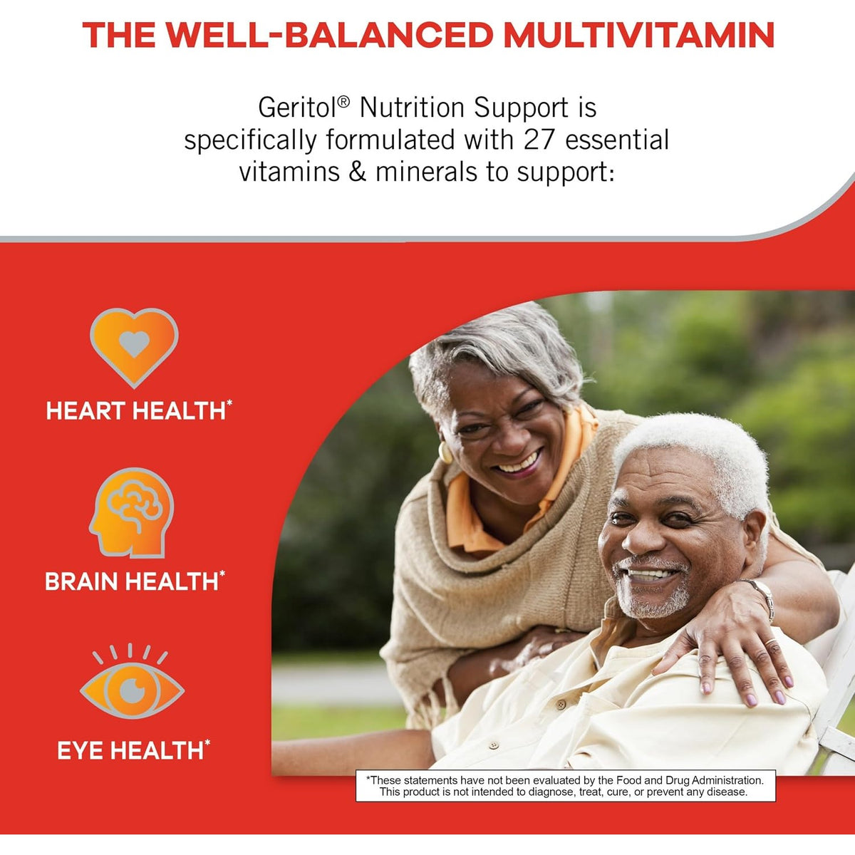 Geritol Multivitamin Supplement, 27 Essential Vitamins & Minerals, 40 Tabs