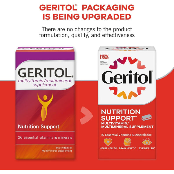 Geritol Multivitamin Supplement, 27 Essential Vitamins & Minerals, 40 Tabs