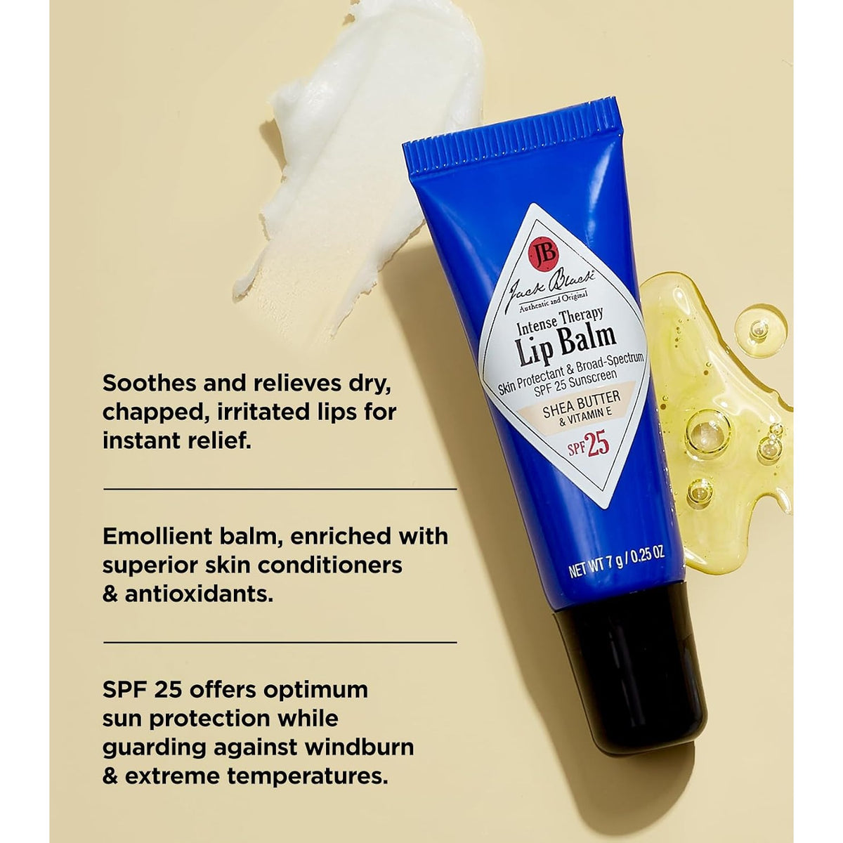 Jack Black Intense Therapy Sunscreen Lip Balm SPF 25