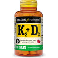 MASON NATURAL Vitamins K2 & D3 with Calcium, 100 Day Supply