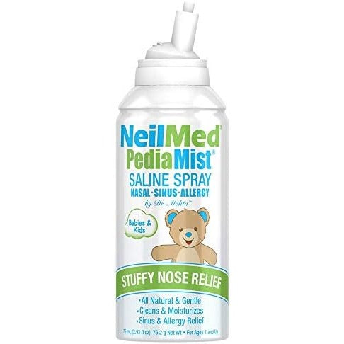 NeilMed Pediamist Pediatric Saline Spray, 2.53 Fl. Oz (Pack of 1) - Packaging May Vary