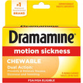 Dramamine Motion Sickness ChewableTablets, Orange Flavor, 8 Count
