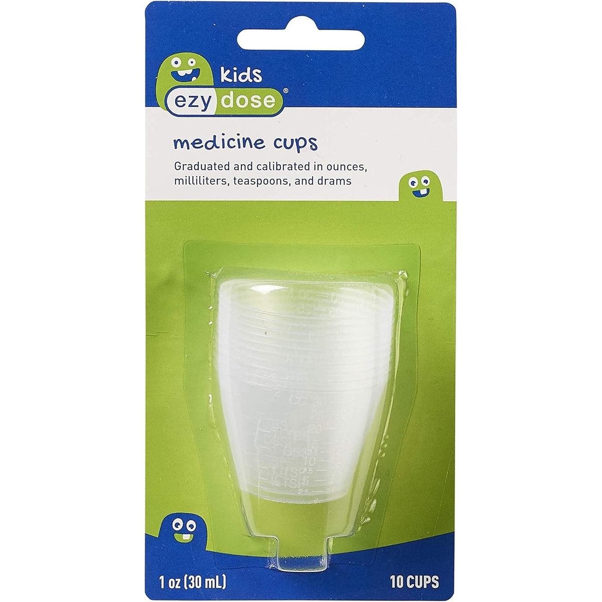 EZY DOSE Kids Medicine Cups for Liquid Dosage, 1 oz, 10 Count, BPA-Free