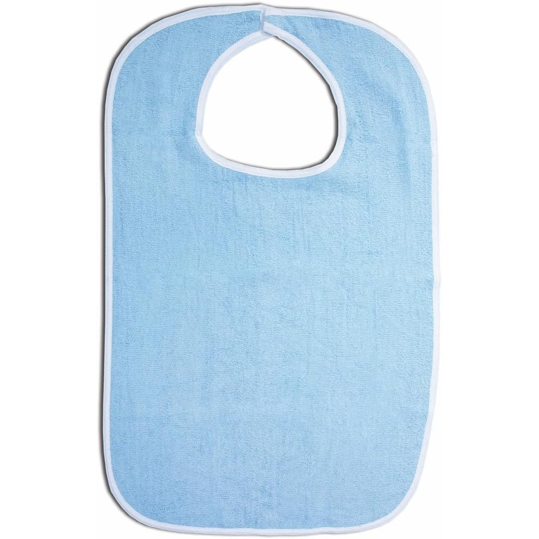 Essential Medical Supply Standard Bib, Blue, 18 Inch X 30 Inch