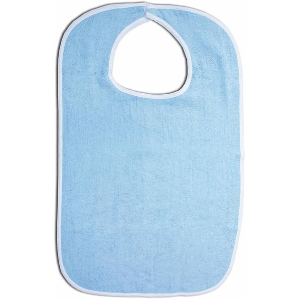 Essential Medical Supply Standard Bib, Blue, 18 Inch X 30 Inch