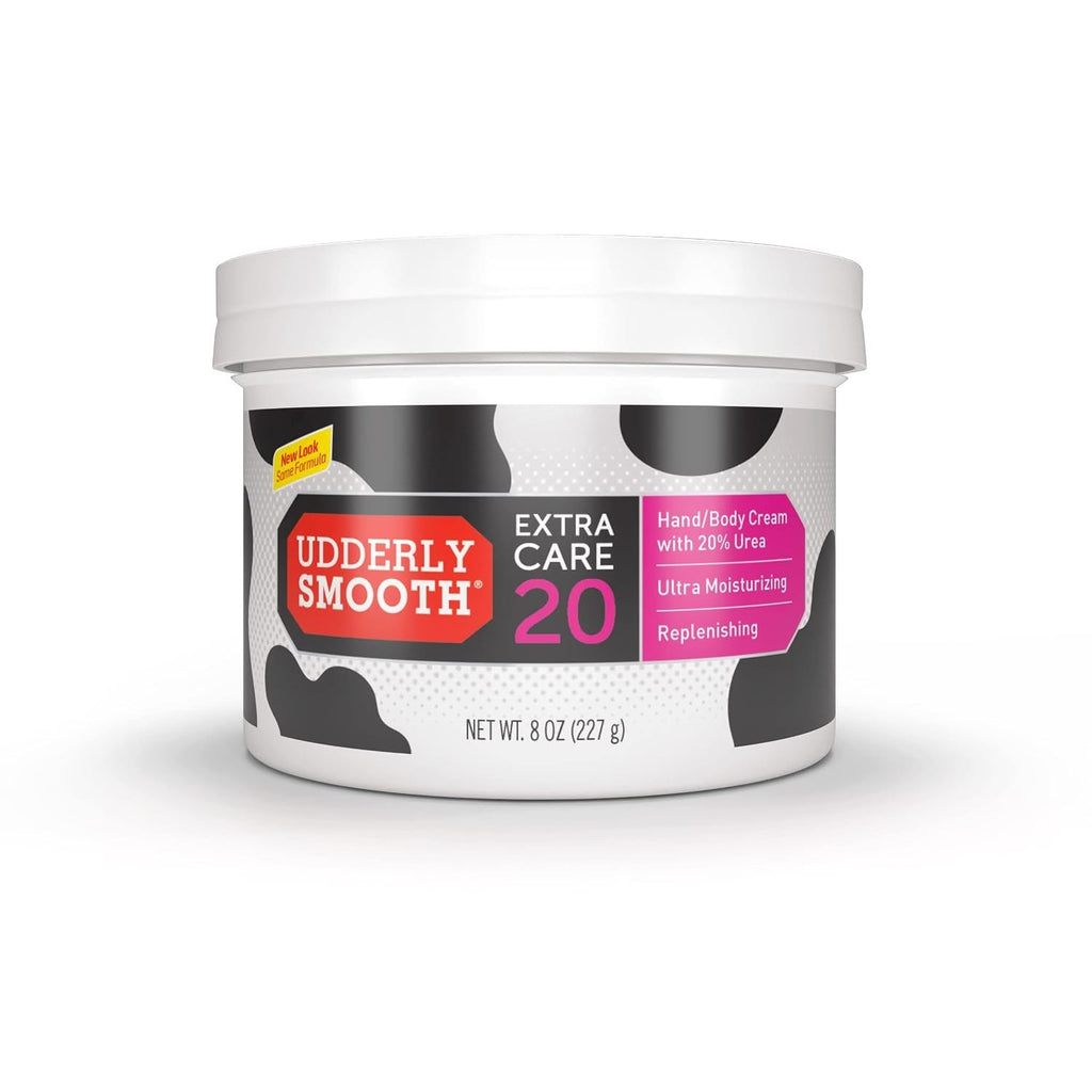 Udderly Smooth Extra Care 20% Urea Cream, Unscented Body Cream, 8 Oz