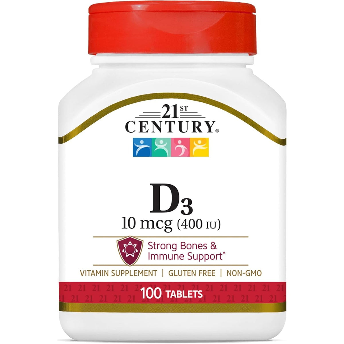21st Century Vitamin D3 10,000 IU Ultra Strength Tablets, 110 Count