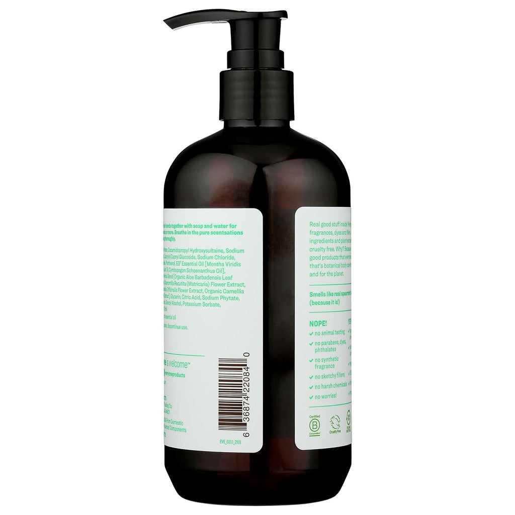 Everyone Liquid Hand Soap, 12.75 Ounce (Pack of 1), Spearmint and Lemongrass, made with Essential Oils for Kitchen and Bathroom