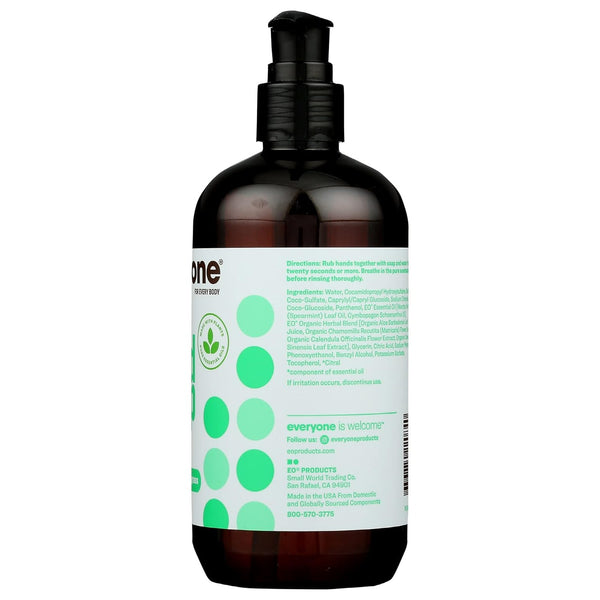 Everyone Liquid Hand Soap, 12.75 Ounce (Pack of 1), Spearmint and Lemongrass, made with Essential Oils for Kitchen and Bathroom