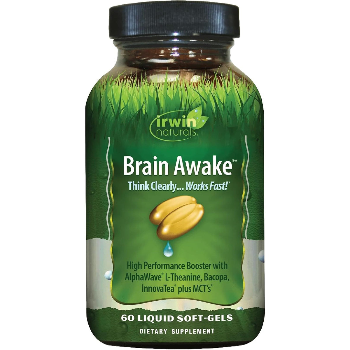 Irwin Naturals Brain Awake Focus & Concentration Supplement