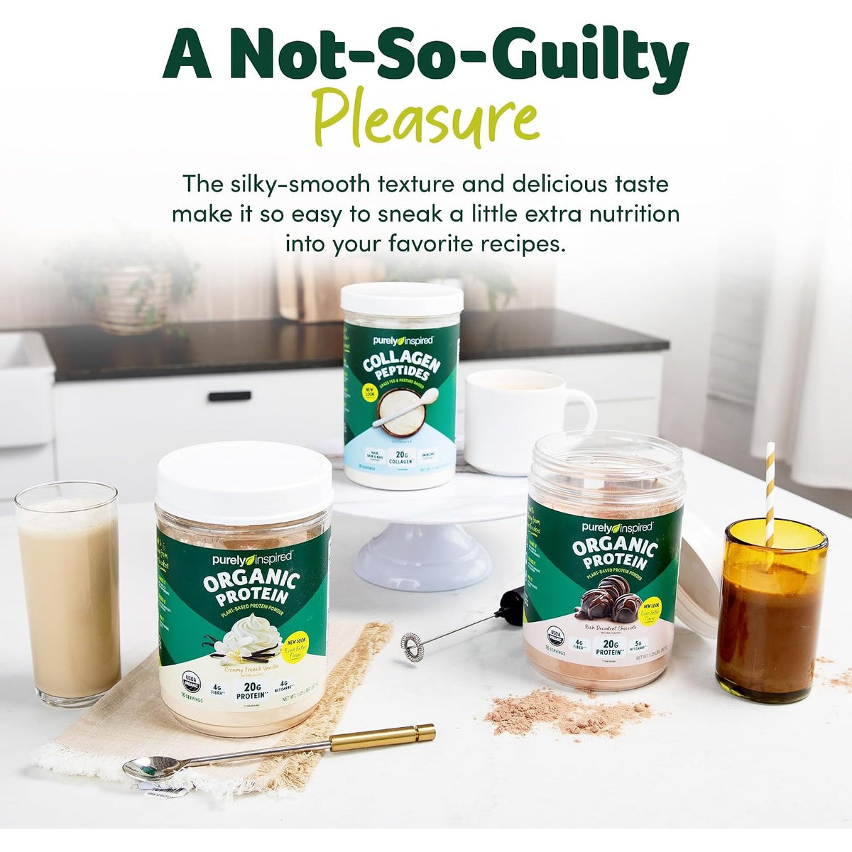 Purely Inspired Plant-Based Protein Powder, Creamy French Vanilla