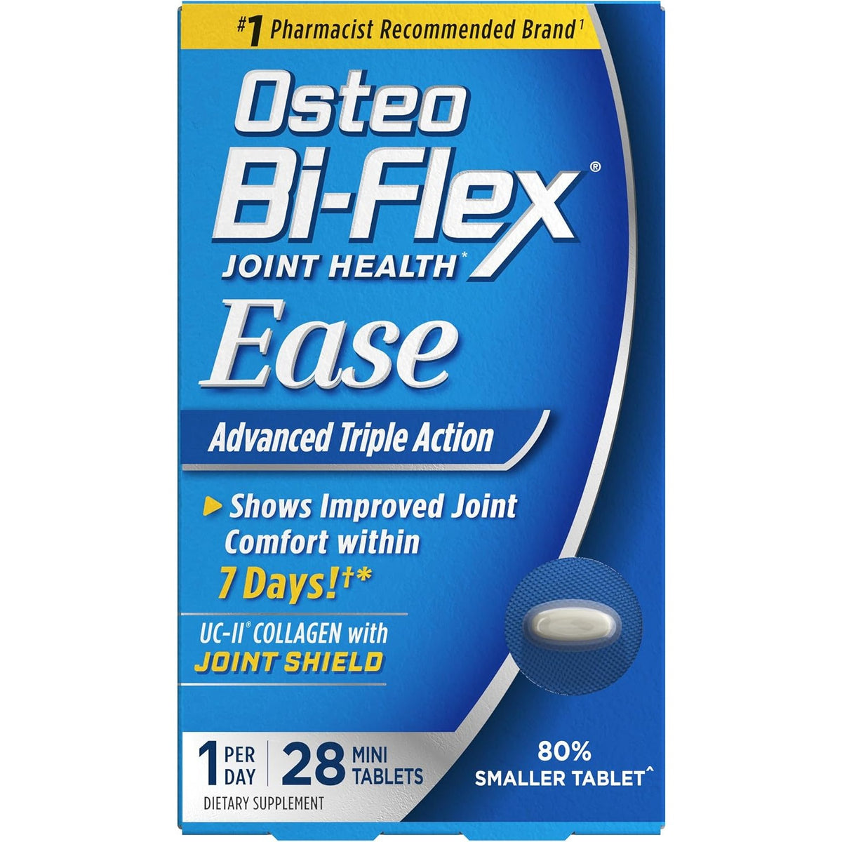 Osteo Bi-Flex Ease Mini Tablet Triple Action UC-II Collagen Supplement