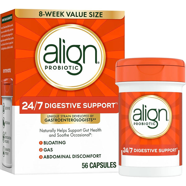 Align Probiotic, 24/7 Digestive Support*§, Probiotics for Women and Men, Probiotics for Digestive Health, Men and Womens Probiotic Capsules Help