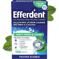 Efferdent Denture Cleaner Tablets, Minty Fresh & Clean, 126 Count