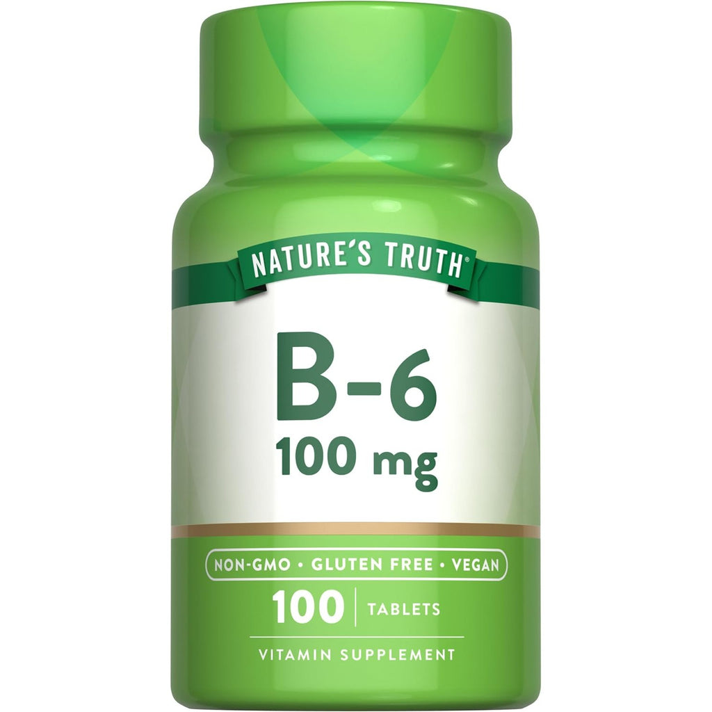 Nature's Truth B6 Vitamin | 100mg | 100 Tablets