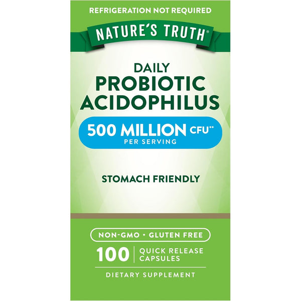 Nature's Truth Probiotics for Men and Women | 500 Million CFU