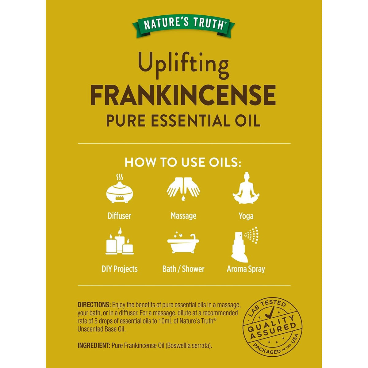 Nature's Truth Frankincense Essential Oil | 15 mL