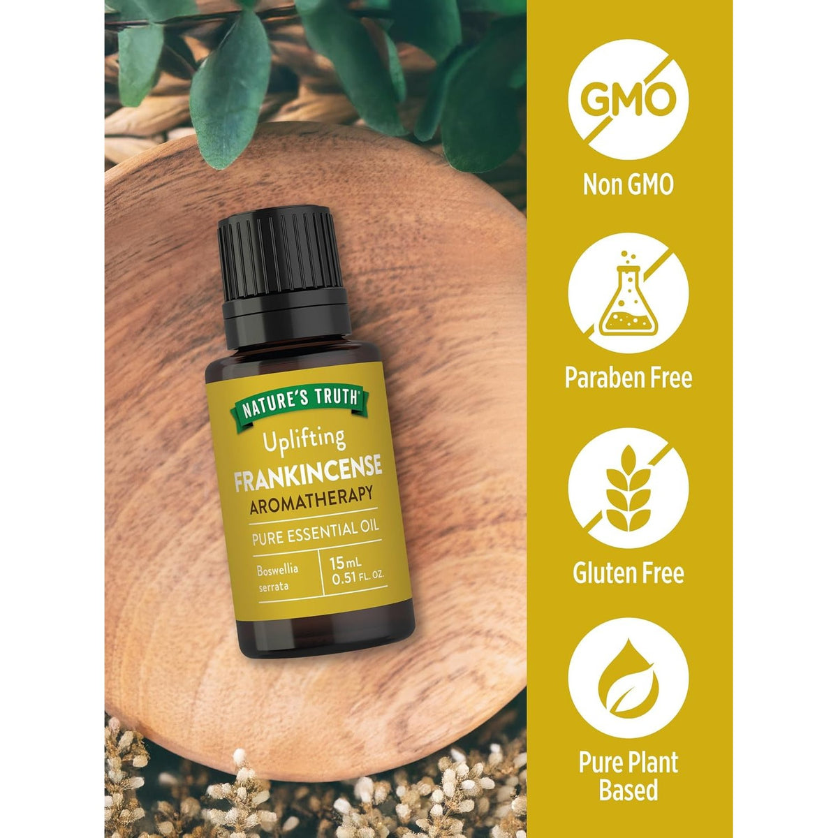 Nature's Truth Frankincense Essential Oil | 15 mL