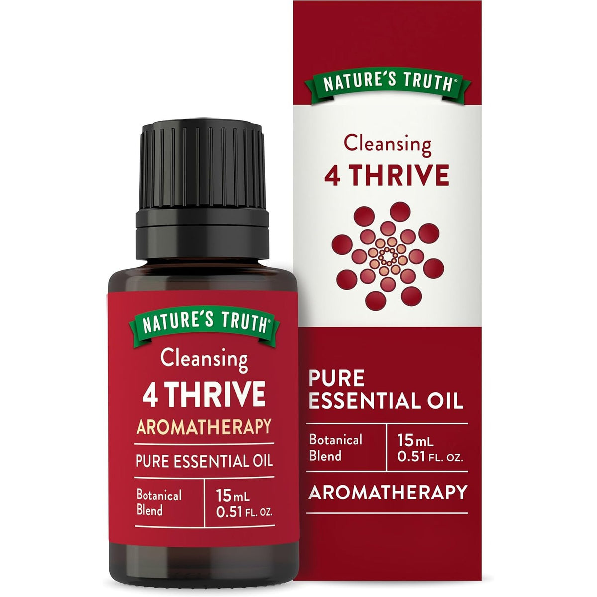 Nature's Truth Vitamins Essential Oil, 4 Thrive, 0.51 Fluid Ounce