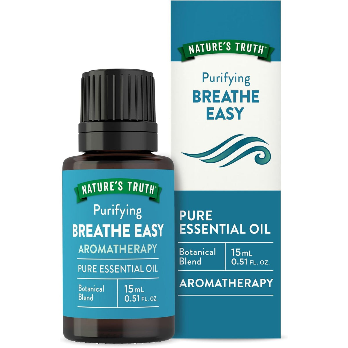 Nature's Truth Breathe Easy Essential Oil Blend | 15 mL