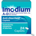 Imodium A-D Diarrhea Relief Caplets, 2mg Loperamide Hydrochloride, 24 Ct