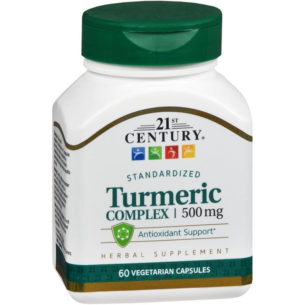 21st Century Turmeric Complex Capsules, Antioxidant Support, 60 Count