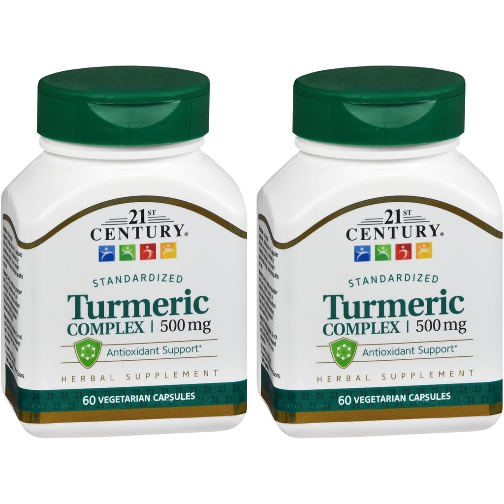 21st Century Turmeric Complex Capsules, Antioxidant Support, 60 Count