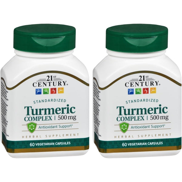 21st Century Turmeric Complex Capsules, Antioxidant Support, 60 Count