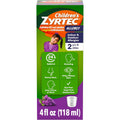Children's Zyrtec Allergy Relief Syrup, 5 mg Cetirizine HCl, 4 fl. oz
