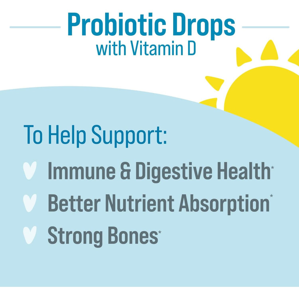 Culturelle Baby Probiotic Drops + Vitamin D, Immune & Digestive Health* 9ml