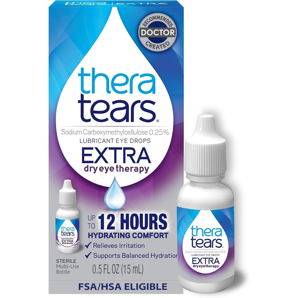 TheraTears Extra Dry Eye Drops, Lubricating, 0.5 Fl Oz