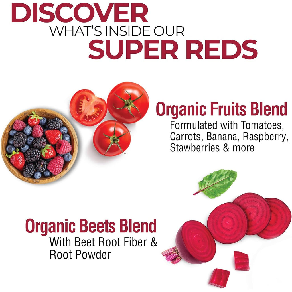 Country Farms Super Reds, Energizing Polyphenol Superfood, Over 40 Super Fruits and Berries, Powerful Antioxidants and Polyphenols, Supports Energy